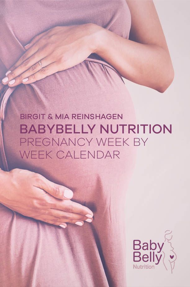 E-book with science-based nutrition tips during 40 weeks of pregnancy