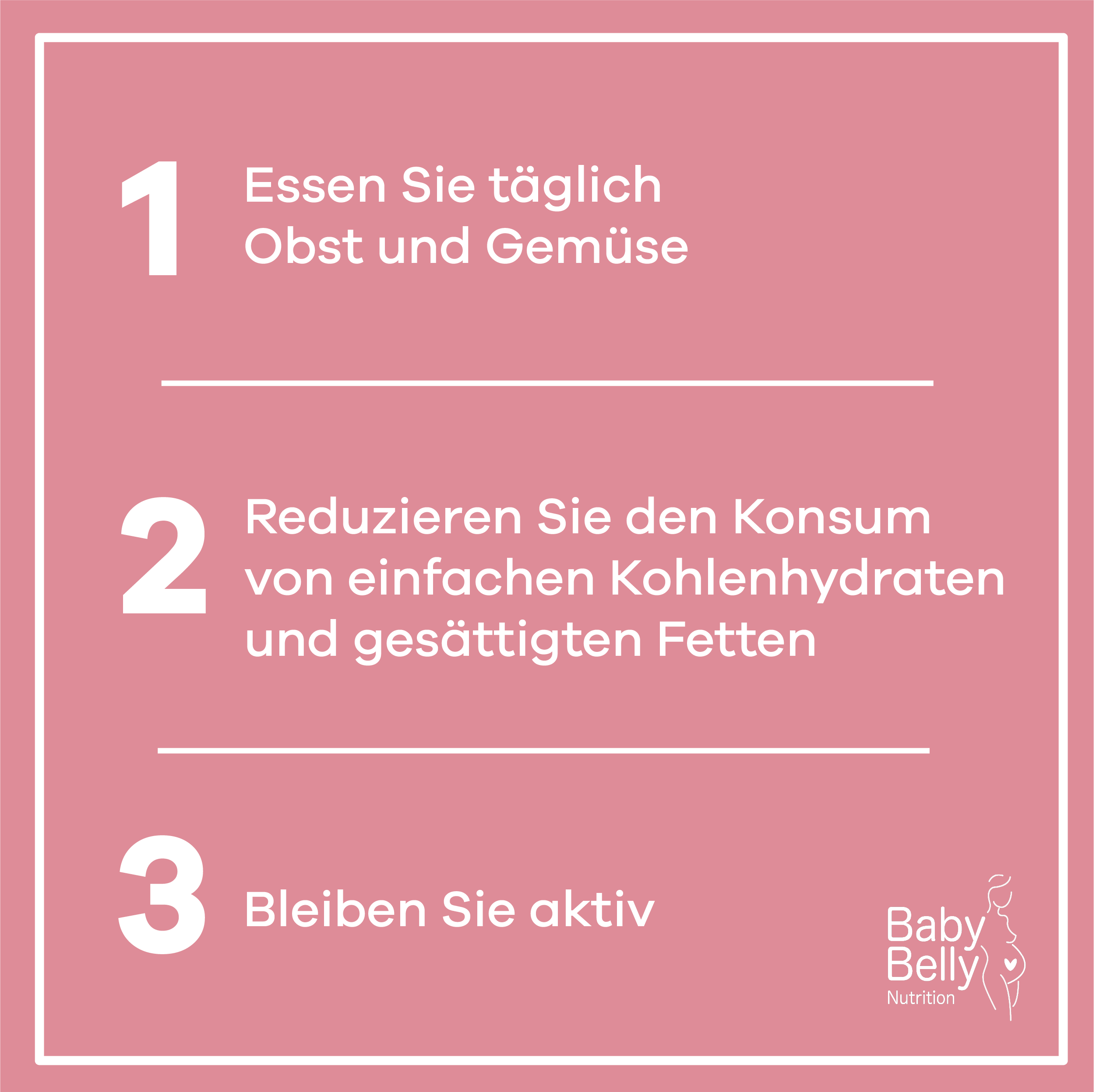 Hohe Gewichtszunahme in der Schwangerschaft vermeiden – aber wie?
