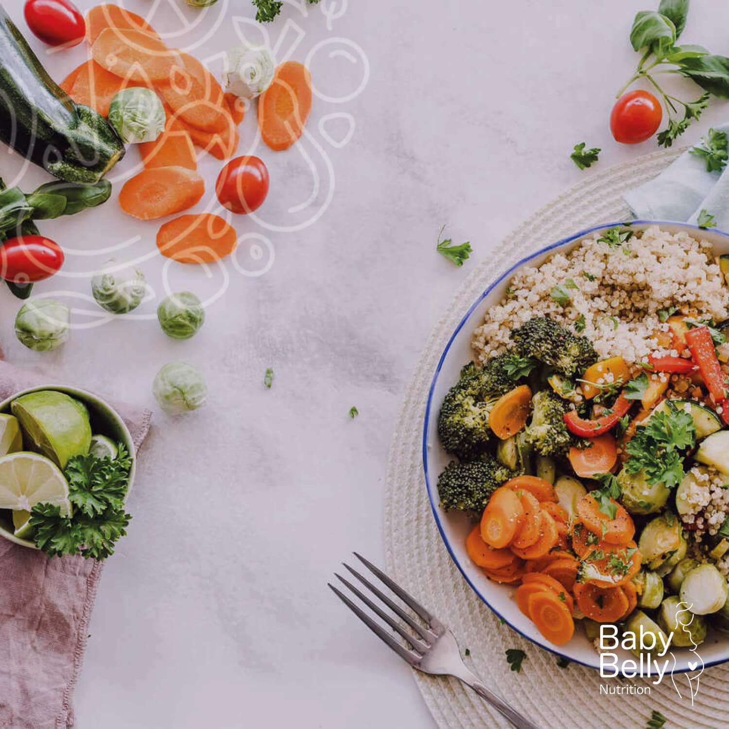 In der Schwangerschaft ist eine vegane Ernährung ungeeignet