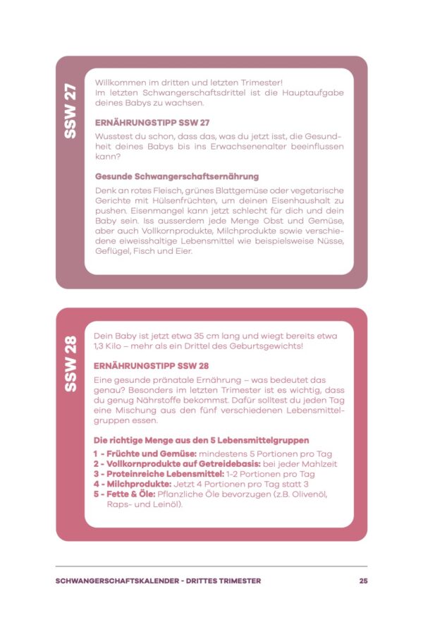 Fundierte Ernährungs- und Lifestyle Tipps für 40 SSW